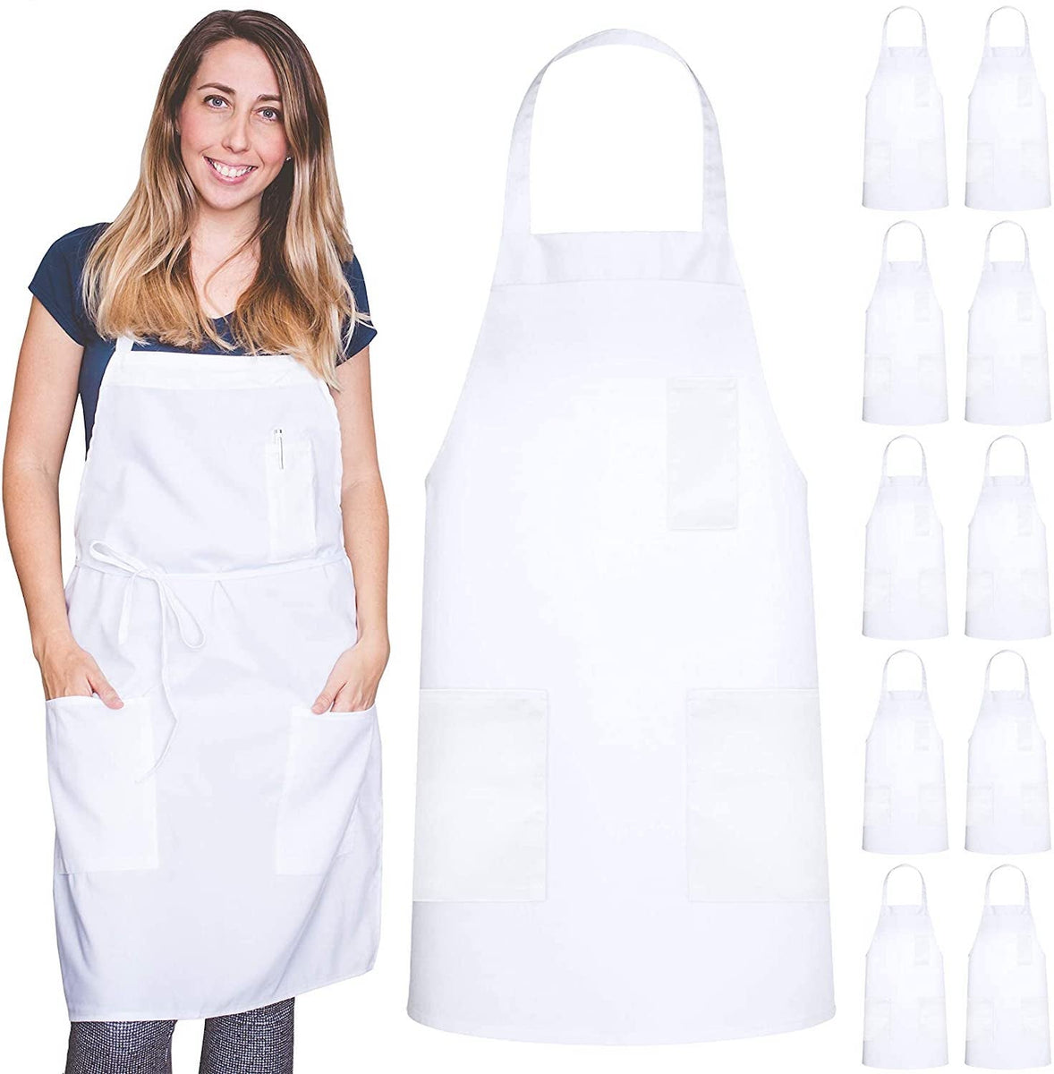 Server Half Aprons With Pockets
