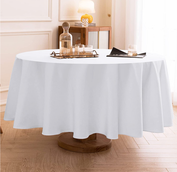 White Table Topper WHITE SPUN TABLE TOPS – Green Lifestyle